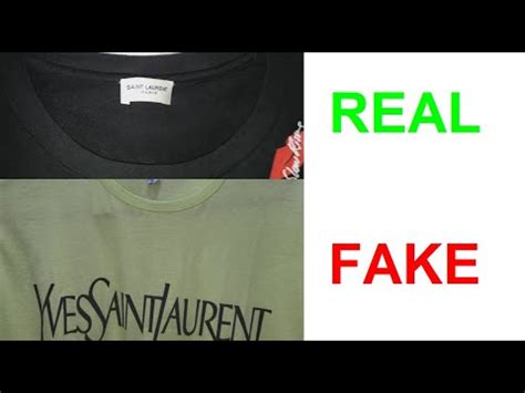 ysl shirt real or fake